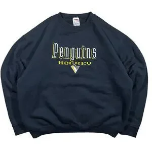 Vintage 1990s Pittsburg Penguins Hockey Crewneck Sweatshirt